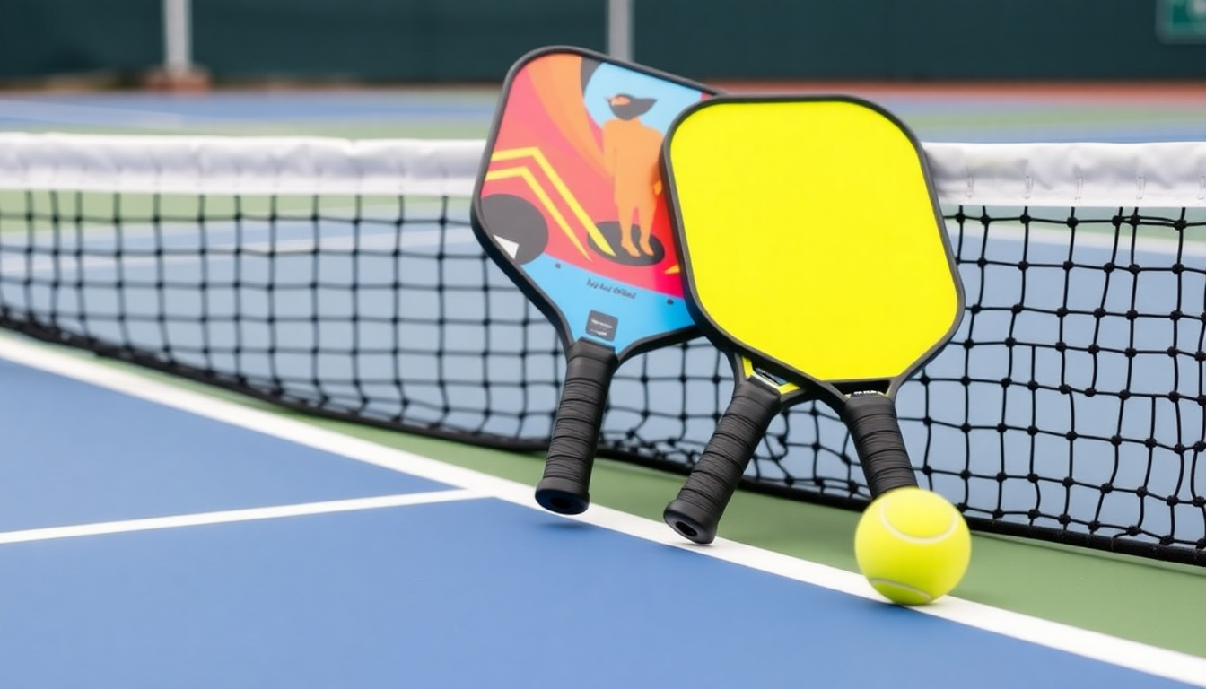 Pickleball paddles join HBK pickleball club