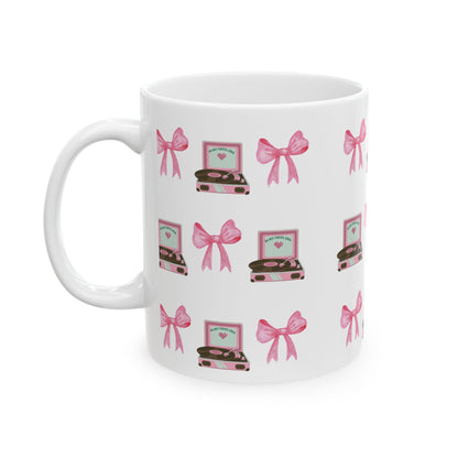 Vinyl & Bows 12 oz Ceramic Mug