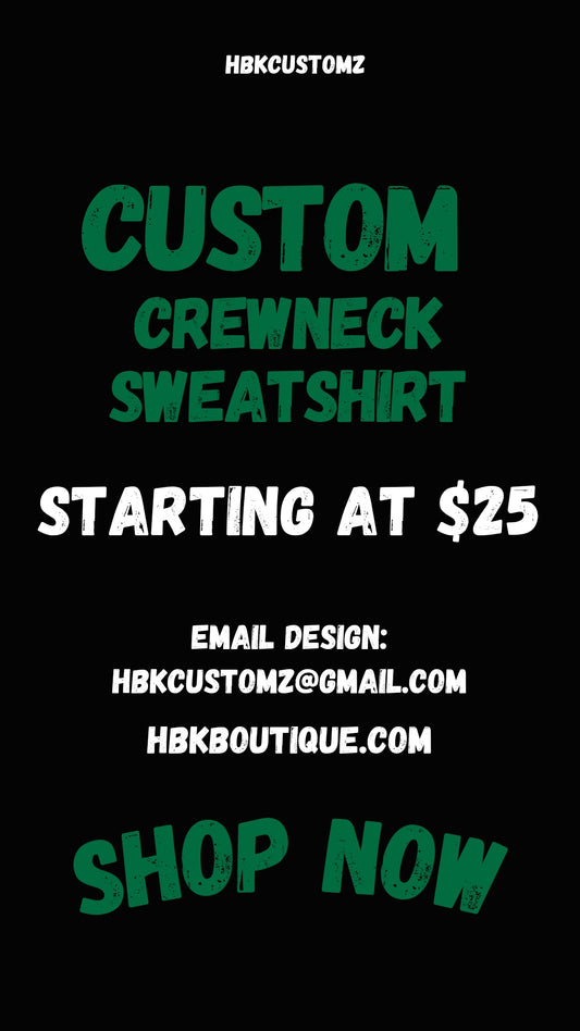Custom Unisex Crewneck Sweatshirt