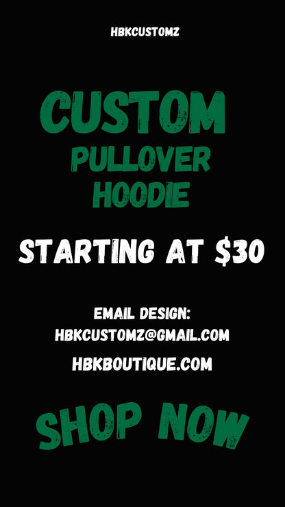 Custom Unisex Pullover Hoodies