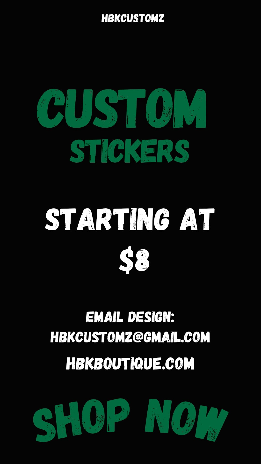 Custom Vinyl Stickers