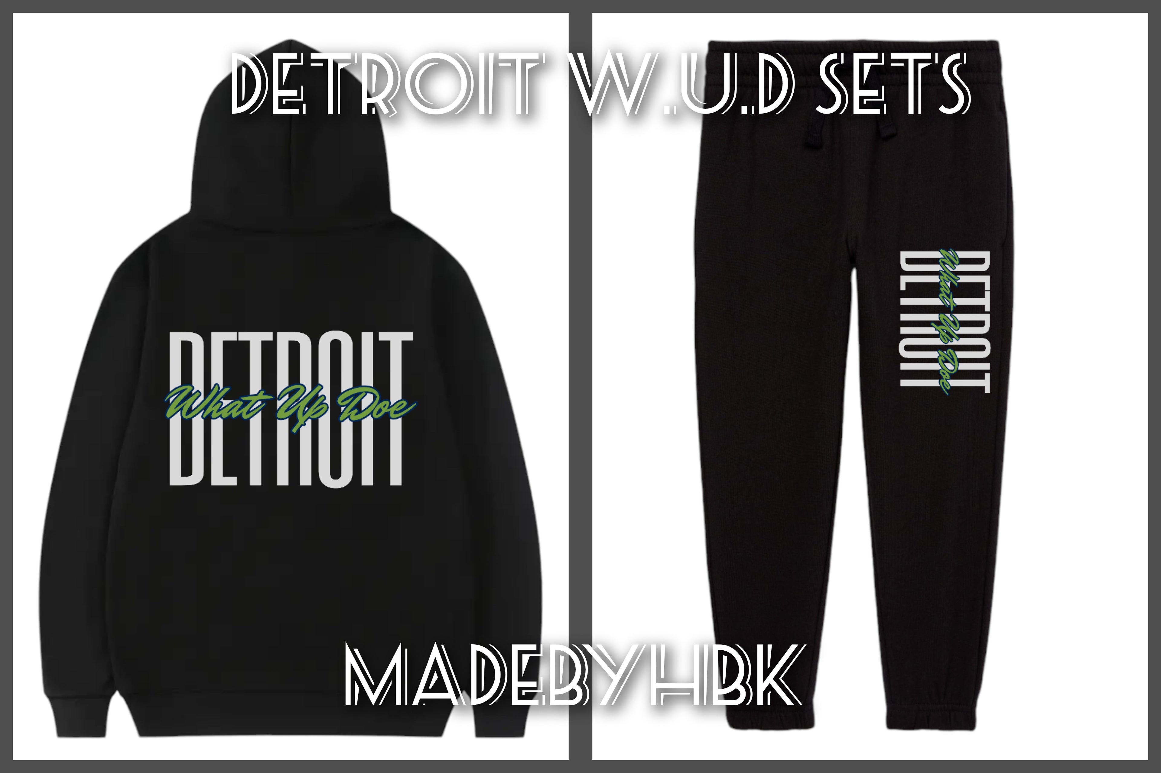 Detroit Lifestyle 2pc Sets