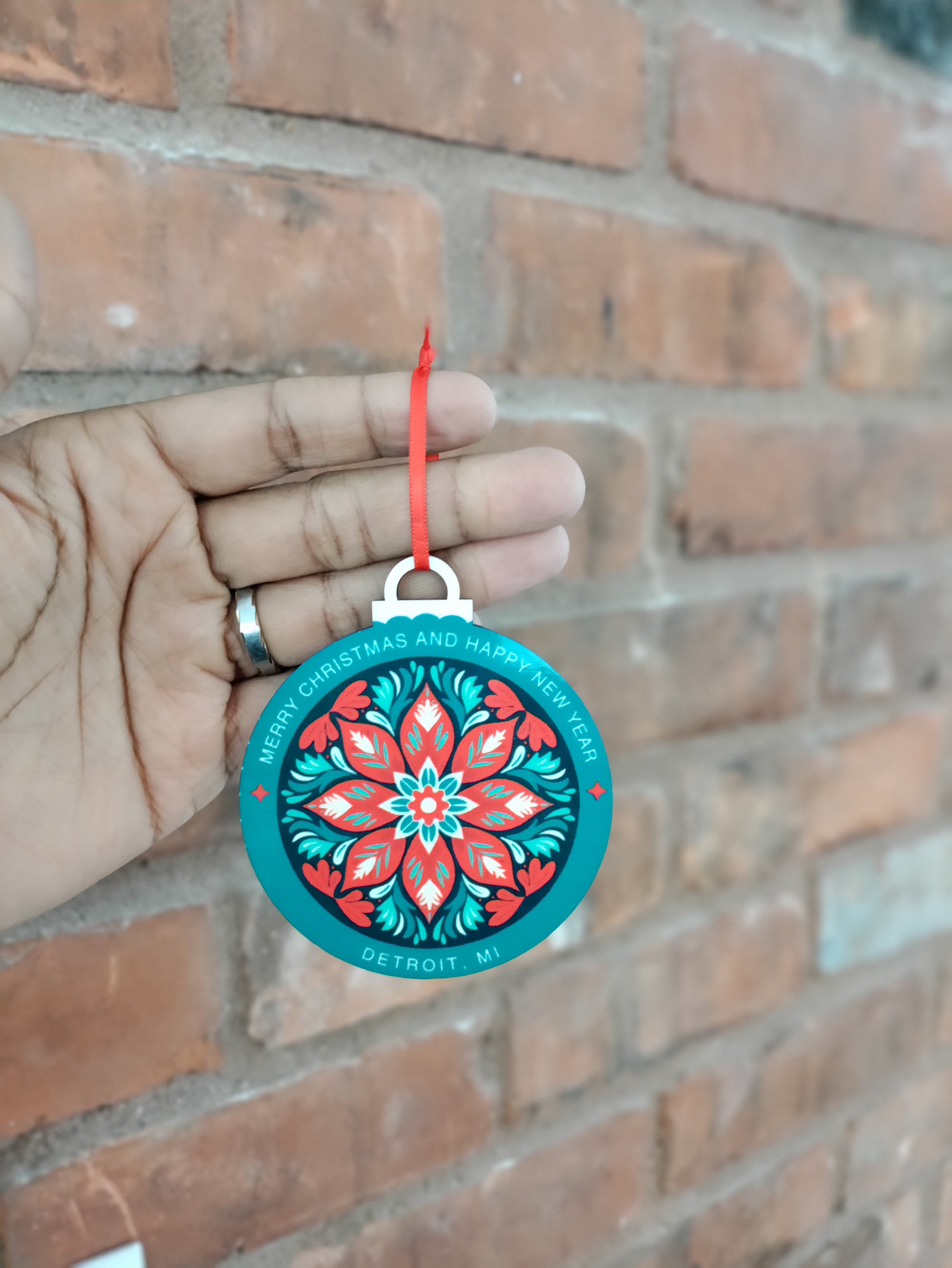 Detroit Christmas Ornaments
