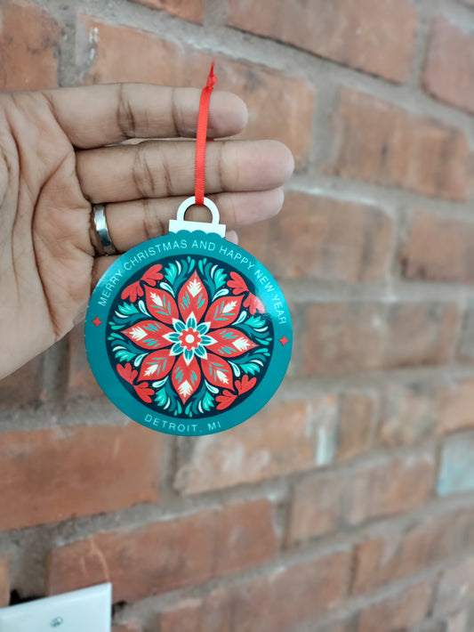 Detroit Christmas Ornaments