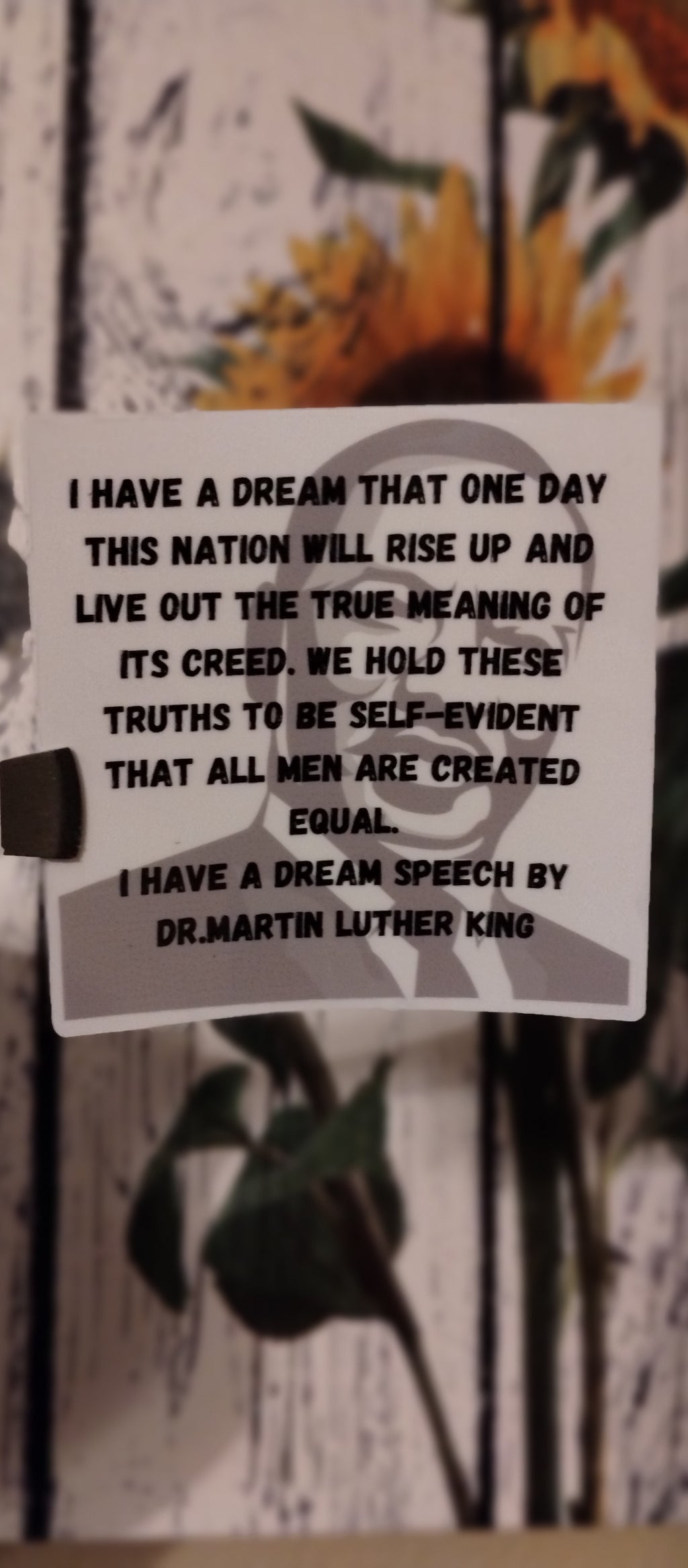 I Have A Dream Sticker