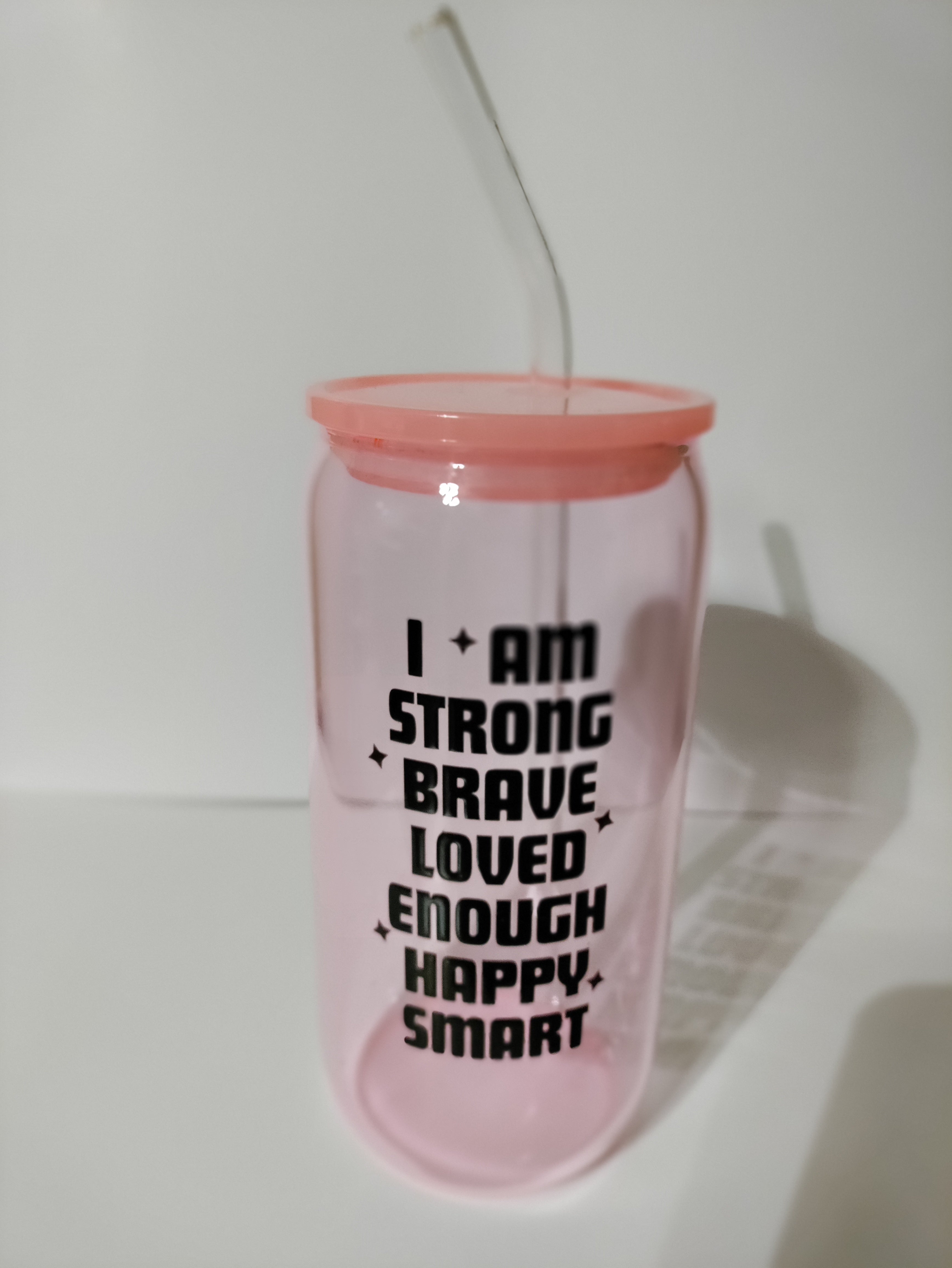 I Am Affirmation 16 oz Tumbler With Lid and Straw