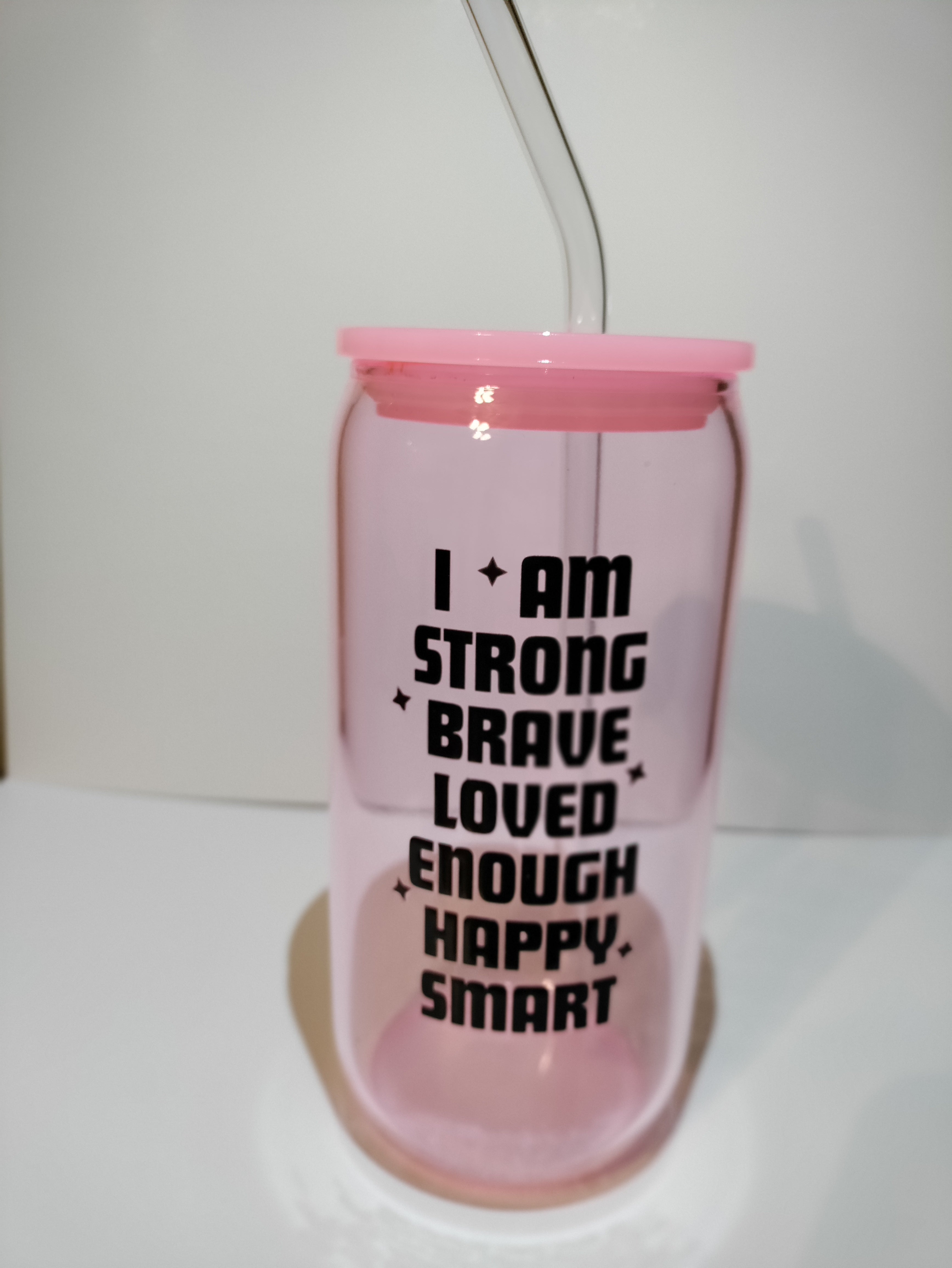 I Am Affirmation 16 oz Tumbler With Lid and Straw