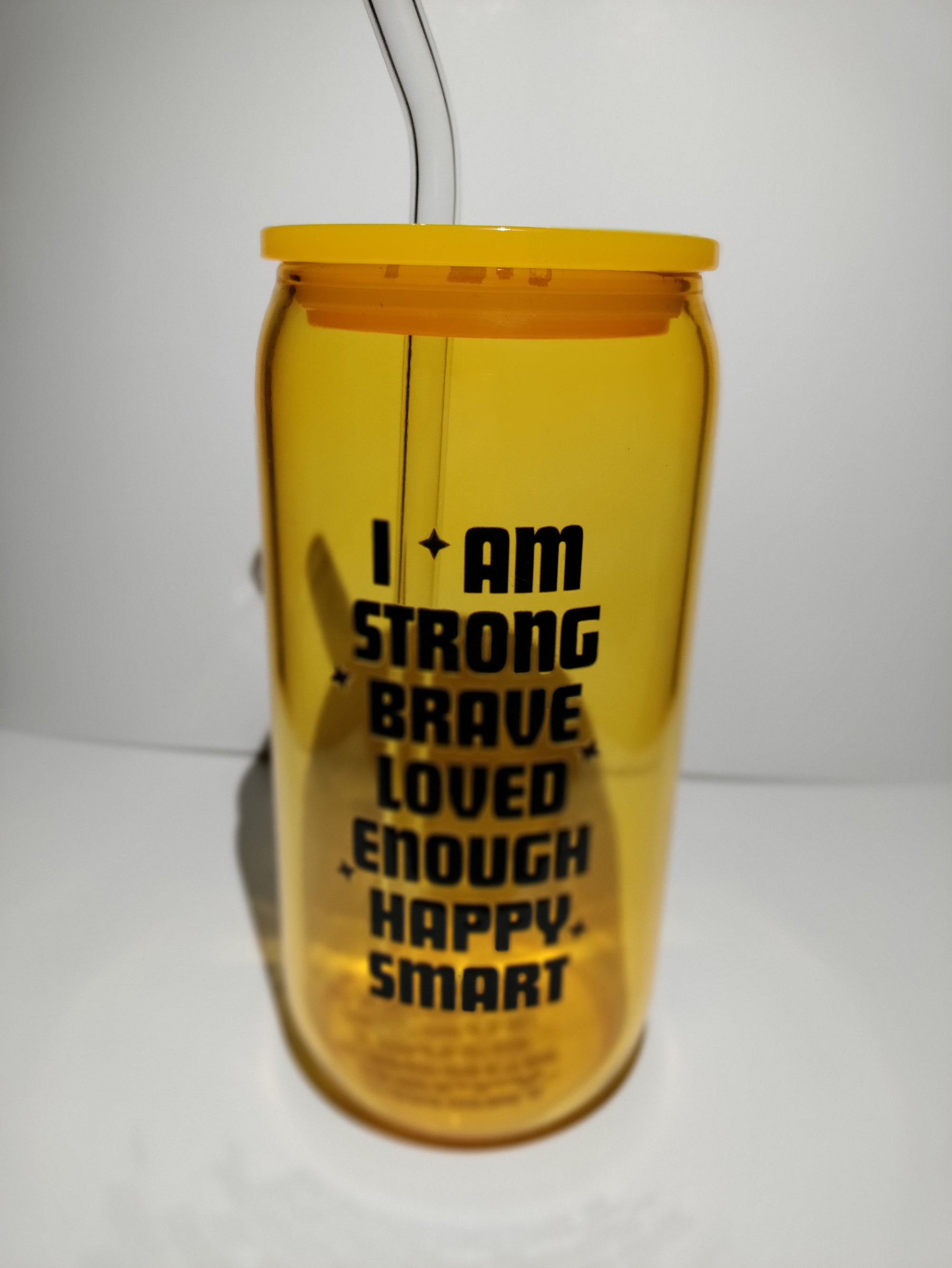 I Am Affirmation 16 oz Tumbler With Lid and Straw