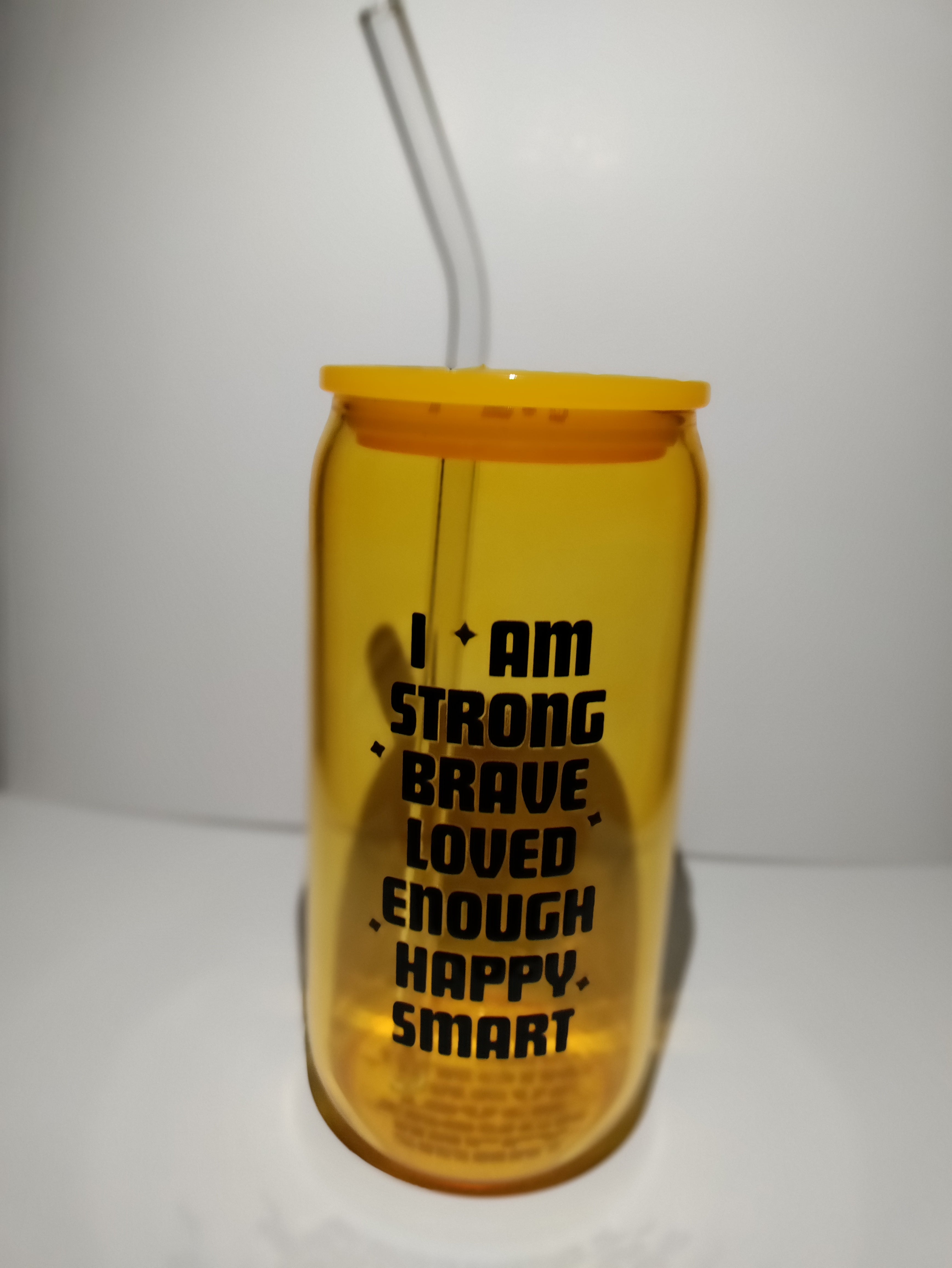 I Am Affirmation 16 oz Tumbler With Lid and Straw