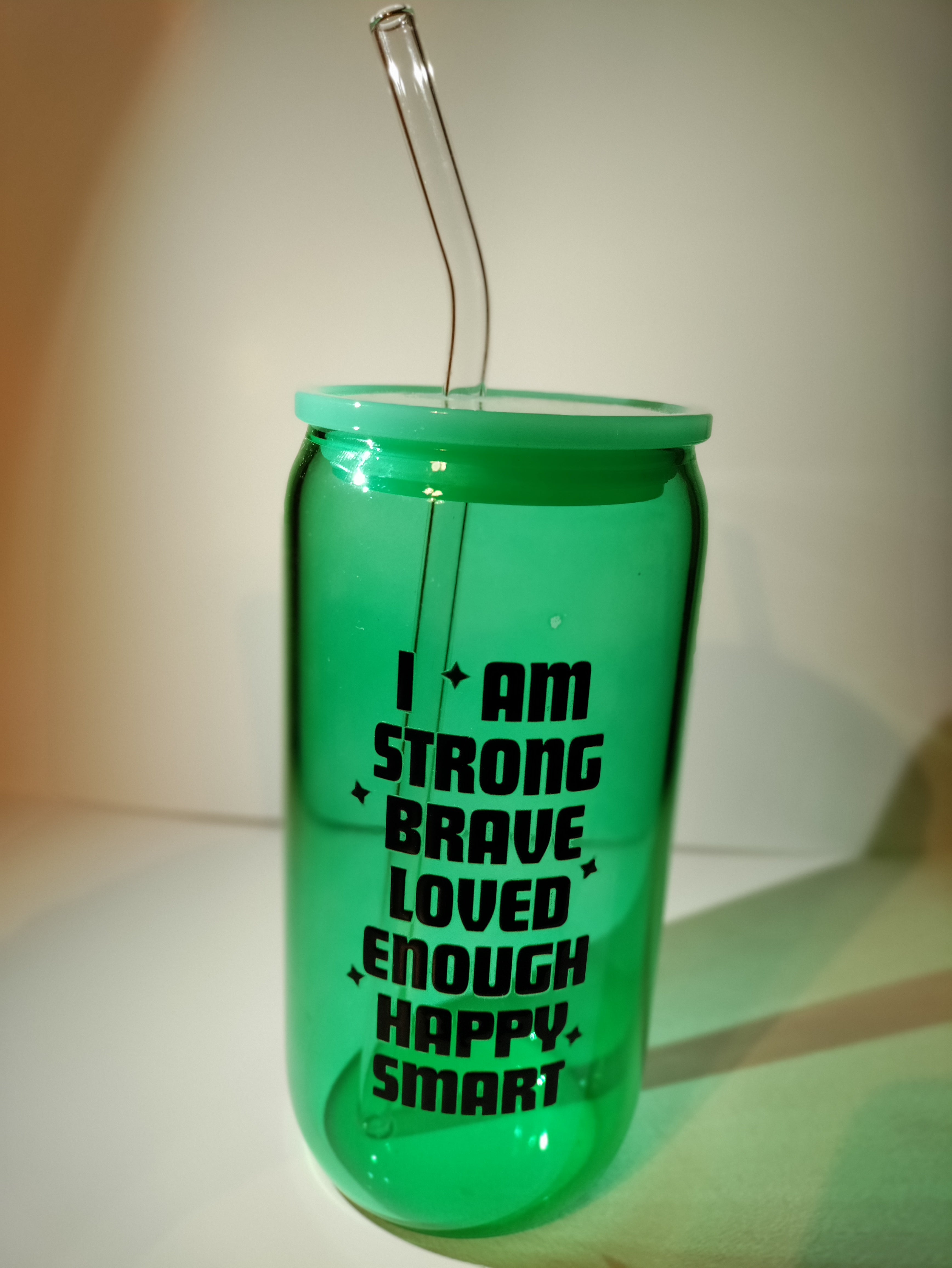 I Am Affirmation 16 oz Tumbler With Lid and Straw