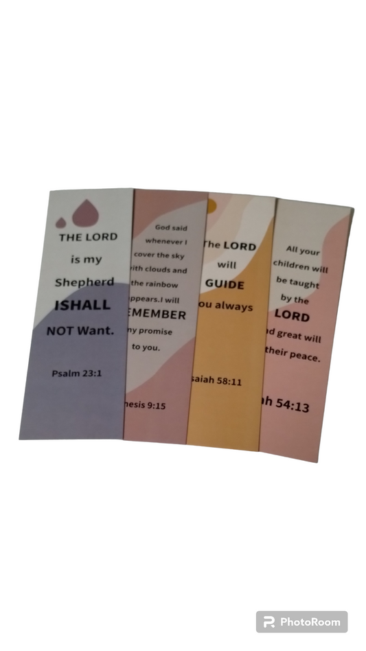 Scripture 4pc Bookmarks