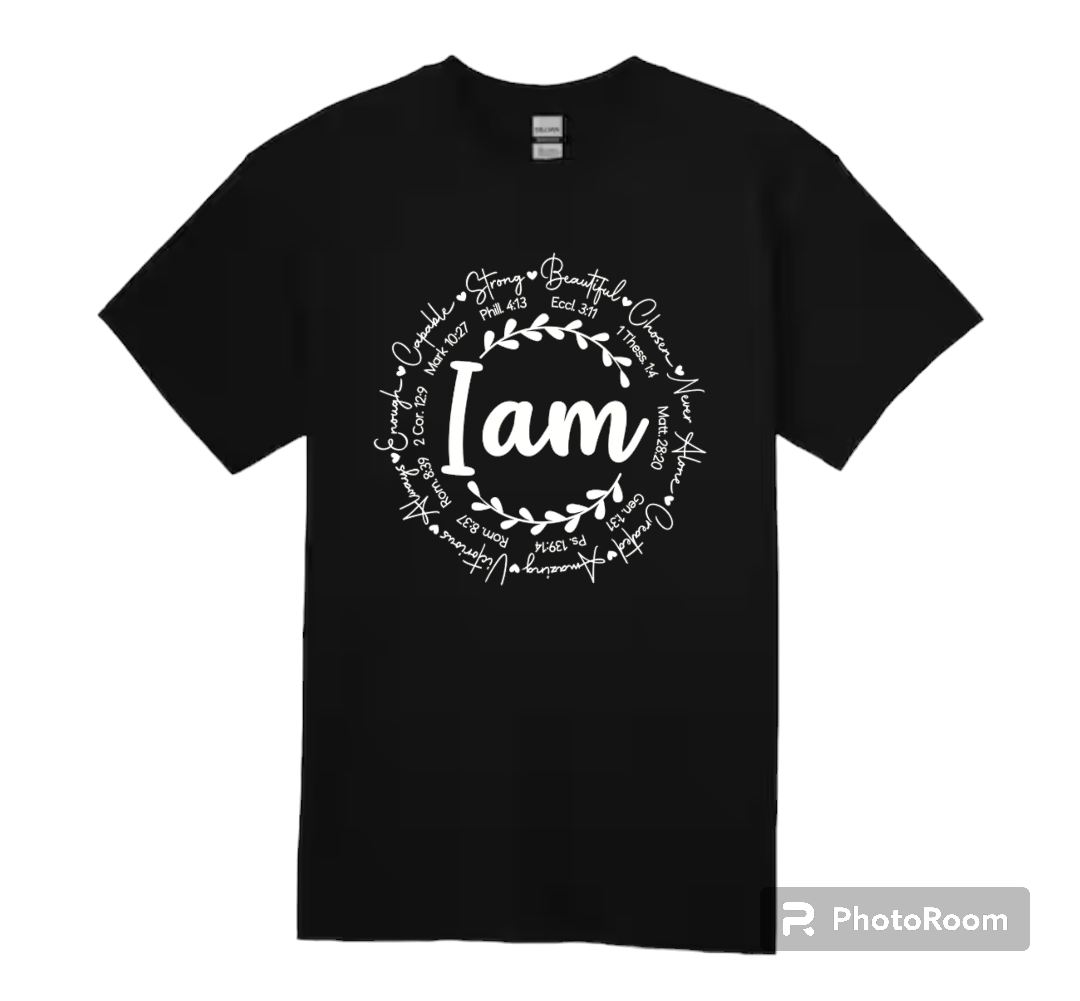 I Am Affirmation Black T