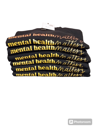 Mental Health Matter Black T-Shirt