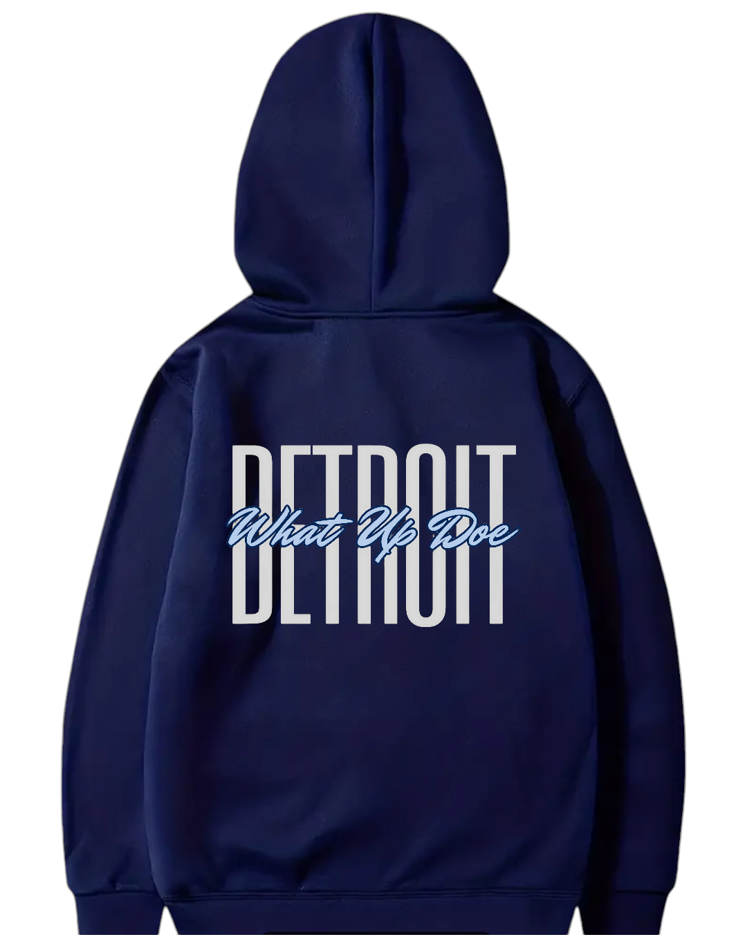 Detroit WUD Pullover Hoodie (Navy)