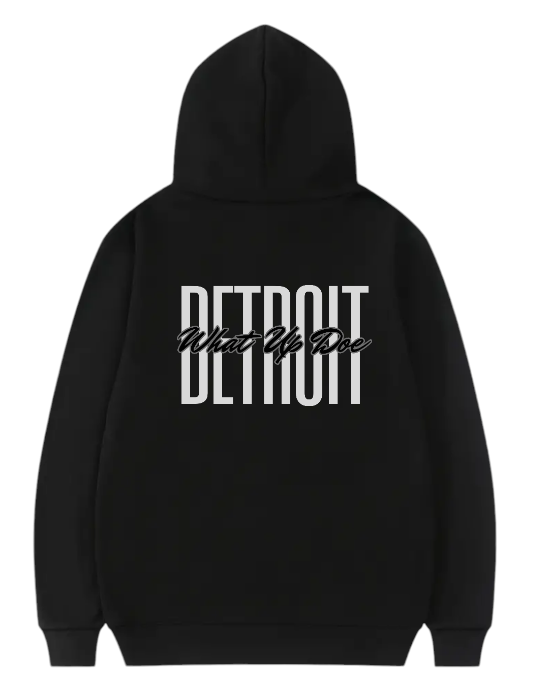 Detroit WUD Pullover Hoodie (Black Ice)