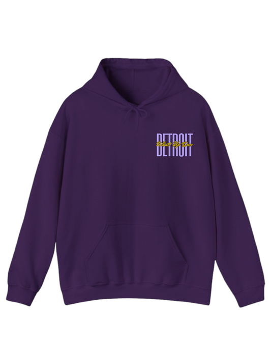 Detroit W.U.D Pullover Hoodie (Purple)