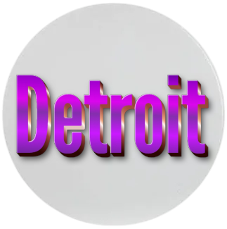 Detroit Purple 2pc Ceramic Coasters