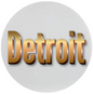 Detroit Gold 2pc Ceramic Coasters