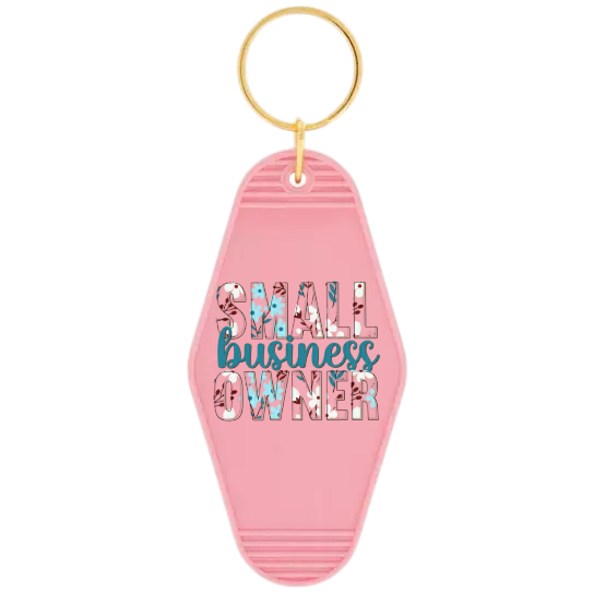 Small Business Owner Motel Keychains