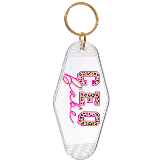 CEO Babe Motel Keychain