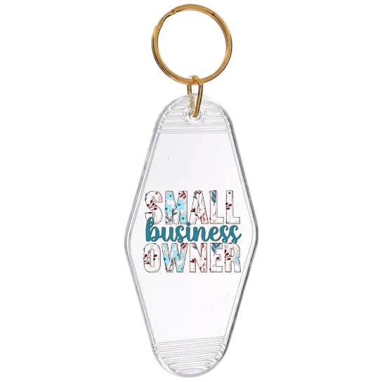 Small Business Owner Motel Keychains