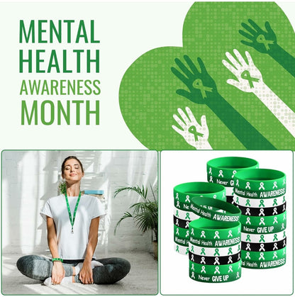 Mental Health Awareness Bracelets 2pcs