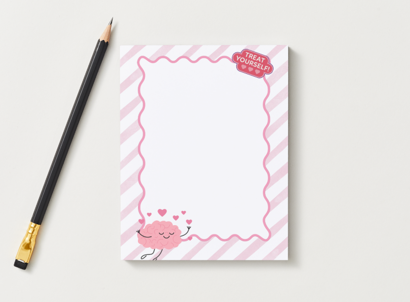 Treat Yourself 5.5" x 8.5" Notepad