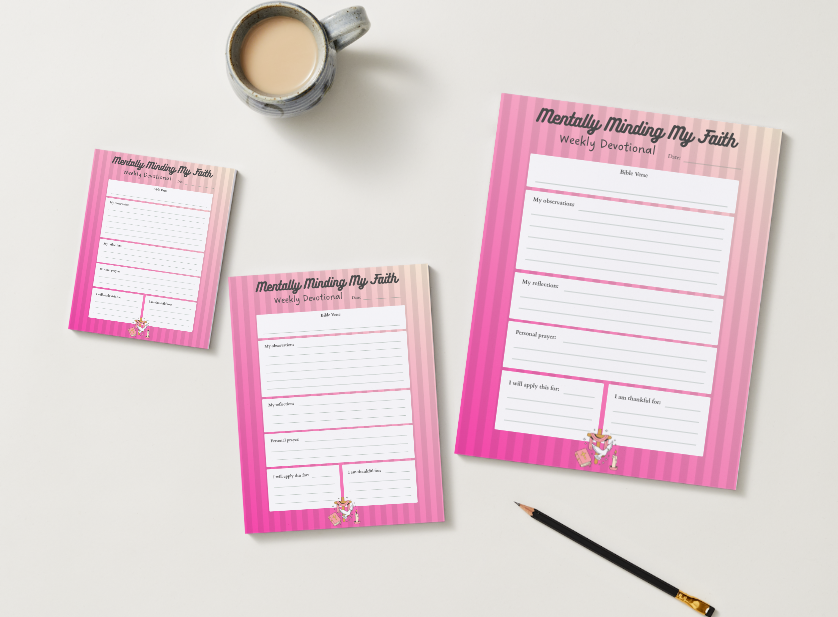Weekly Devotional 5.5" x 8.5" Notepad