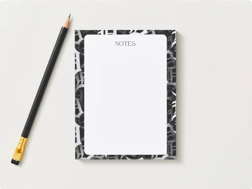 Detroit Repeat 5 x 8 Notepad