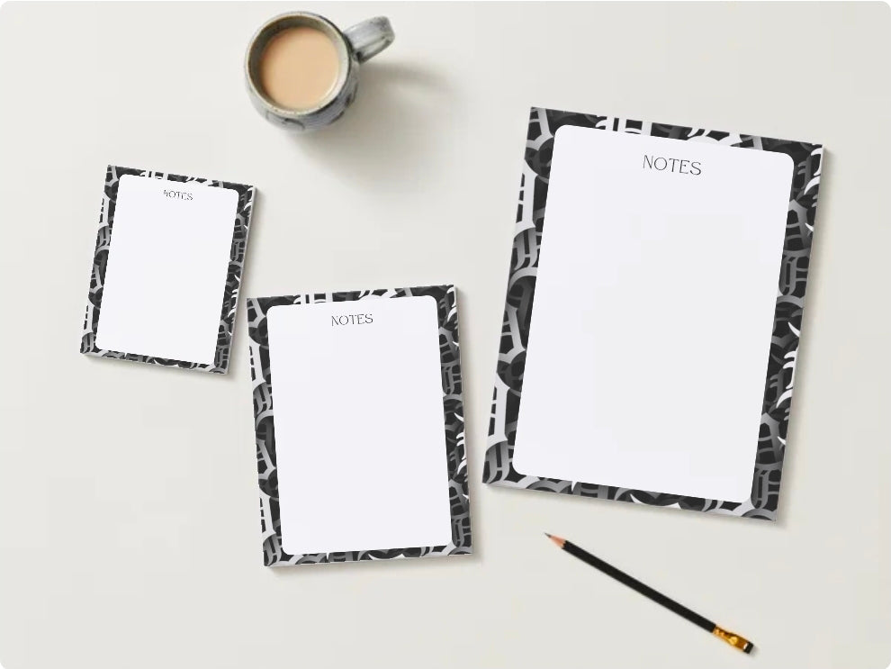 Detroit Repeat 5 x 8 Notepad