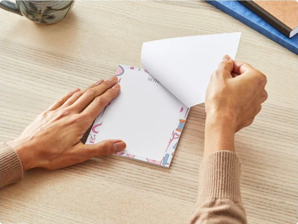 Craft Sewing Pattern 5 x 8 Notepad