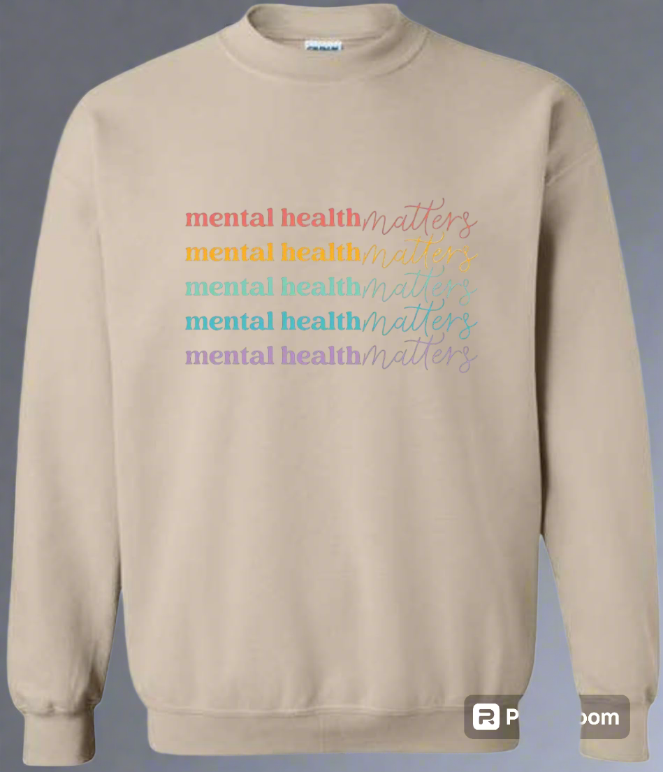 Mental Health Matters Sweatshirt (Sand)