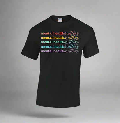 Mental Health Matter Black T-Shirt