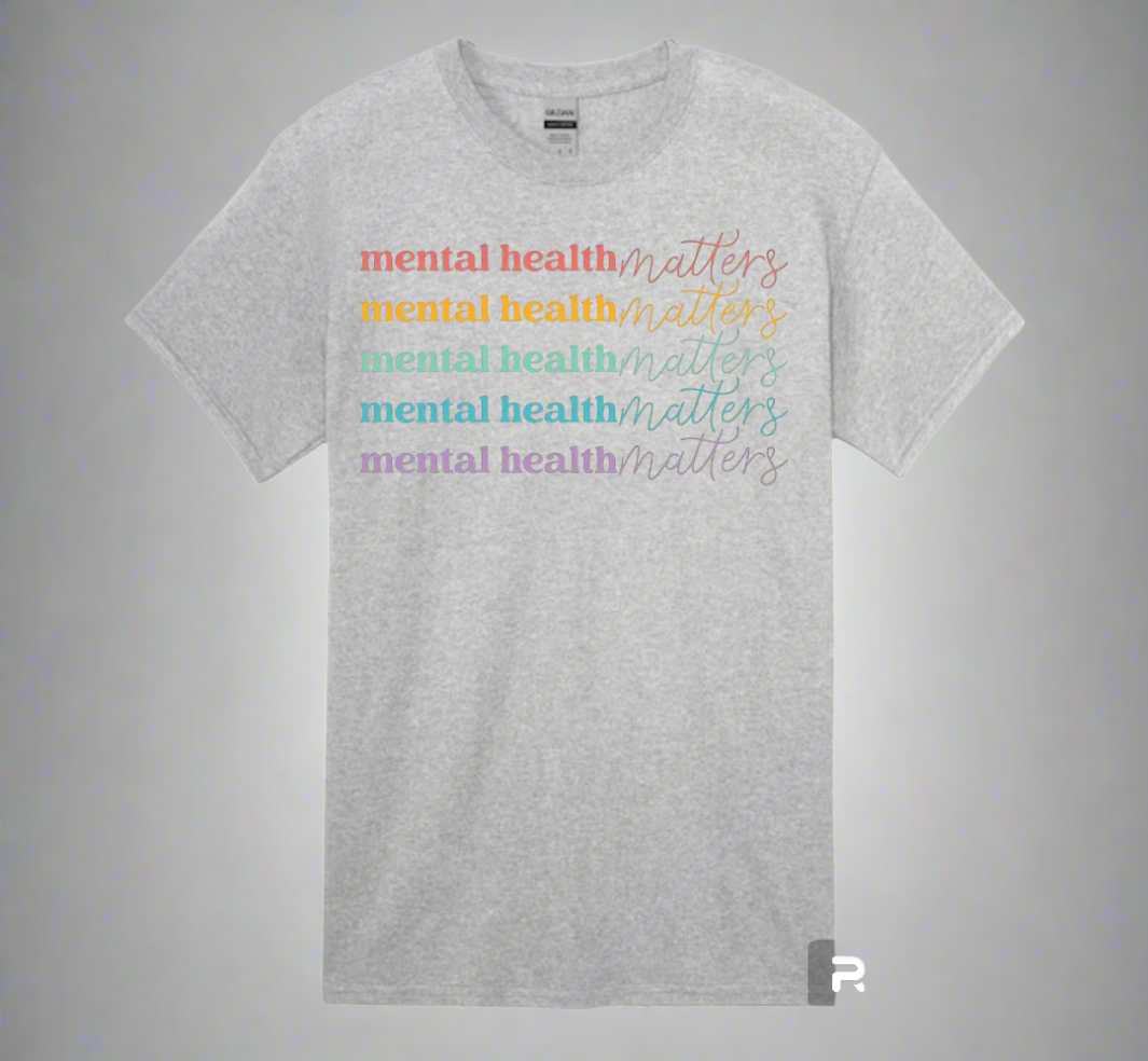 Mental Health Matters Grey T-shirt