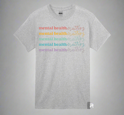 Mental Health Matters Grey T-shirt