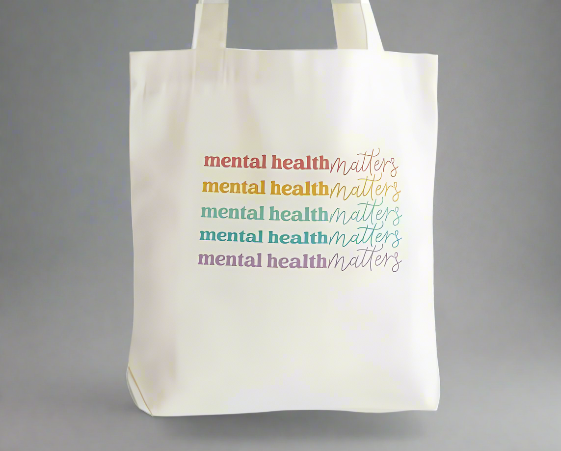 Mental Health Matters Canvas Totebag