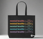 Mental Health Matters Canvas Black ToteBag