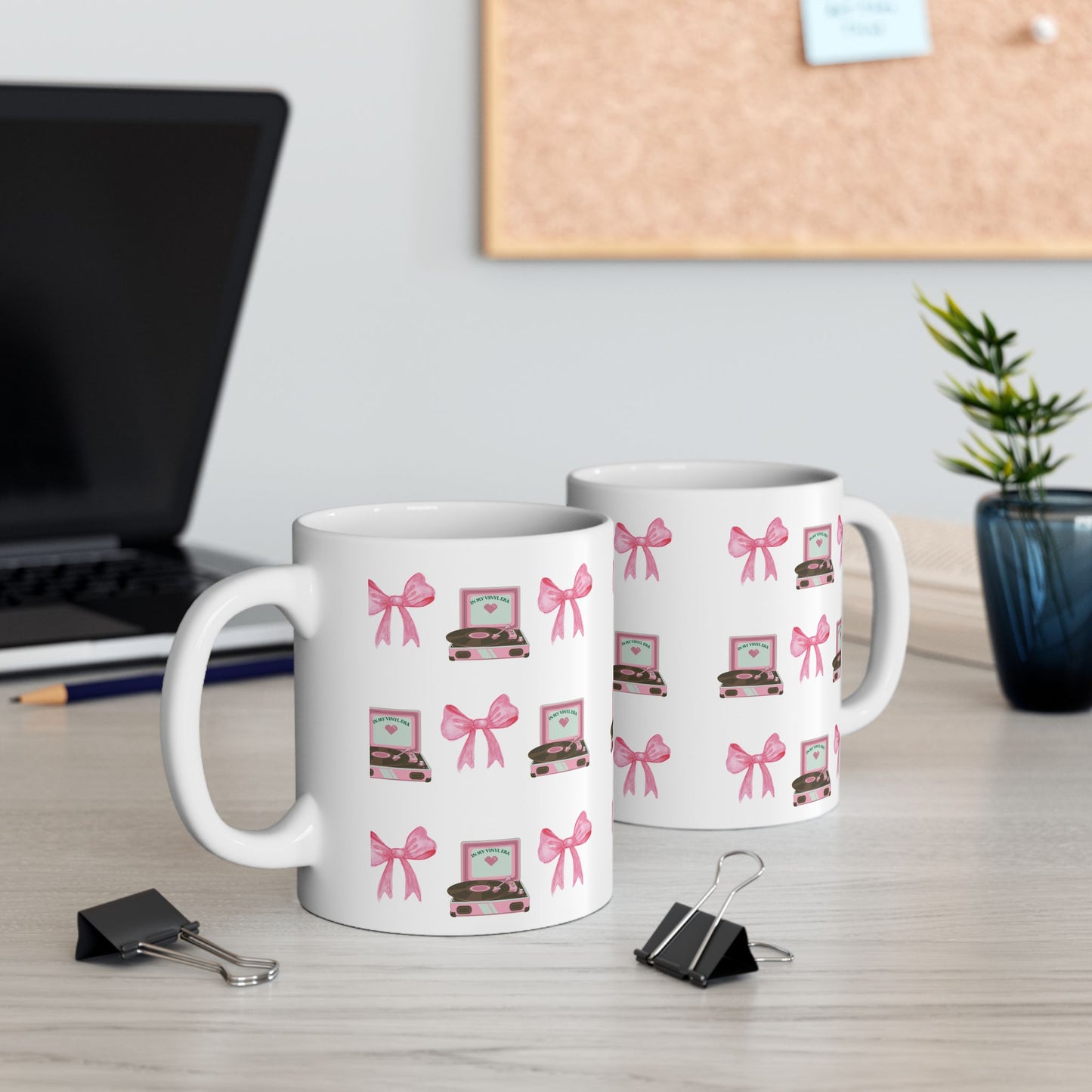 Vinyl & Bows 12 oz Ceramic Mug