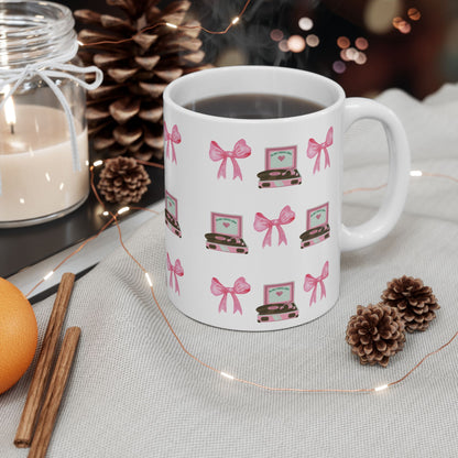 Vinyl & Bows 12 oz Ceramic Mug