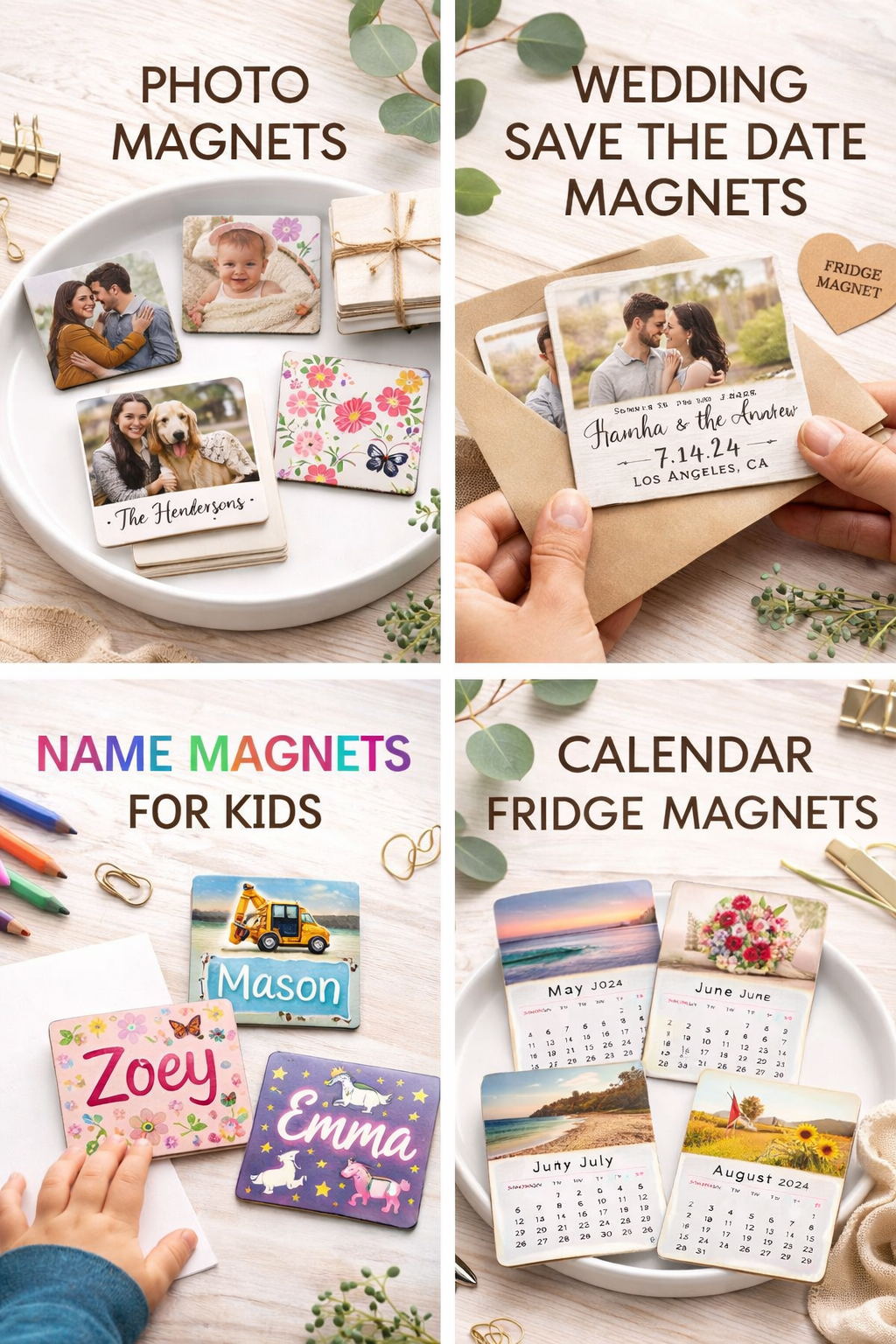 2"x2" Custom Photo Magnets – Turn Photos Into Keepsakes