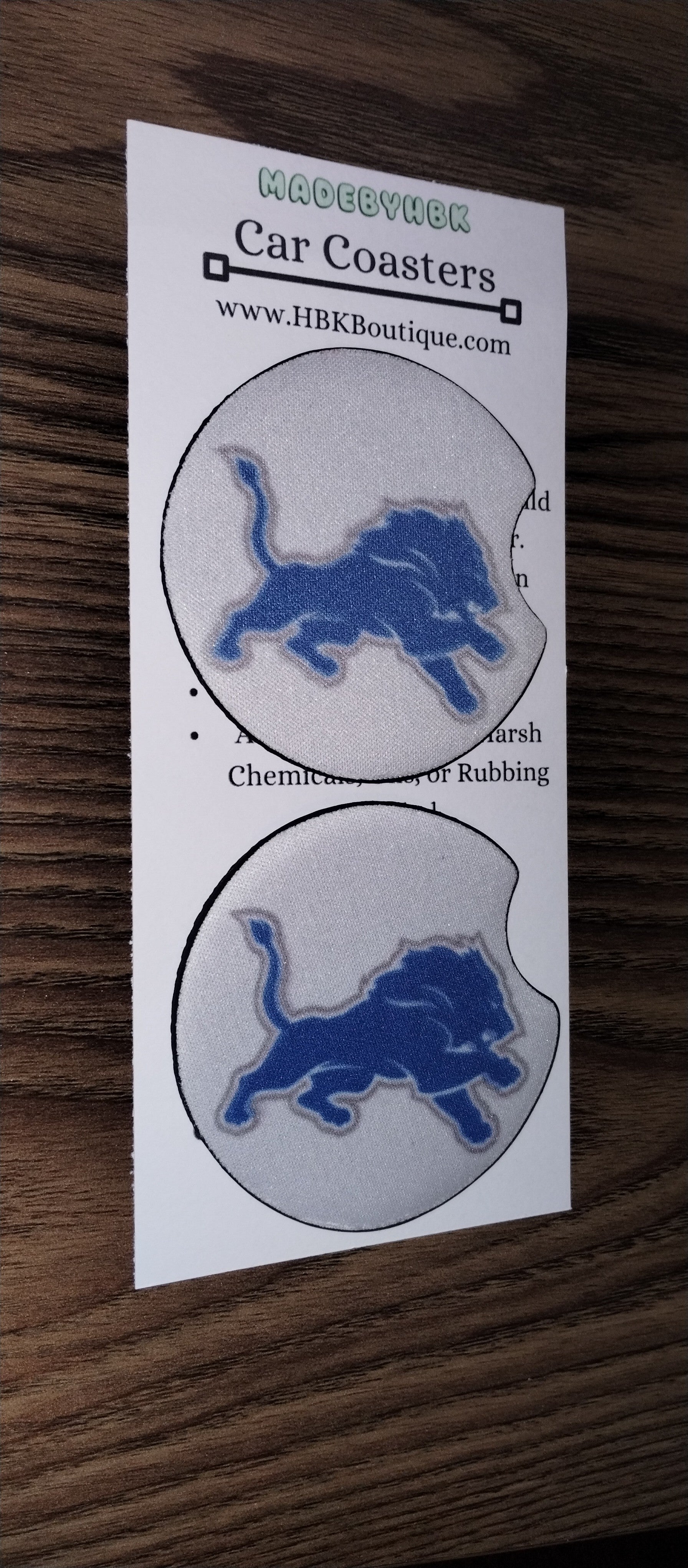 Circle Car Coasters