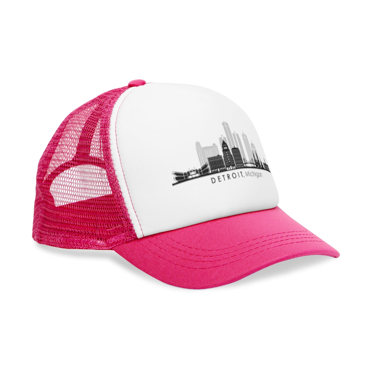 Detroit Skyline Trucker Mesh Cap