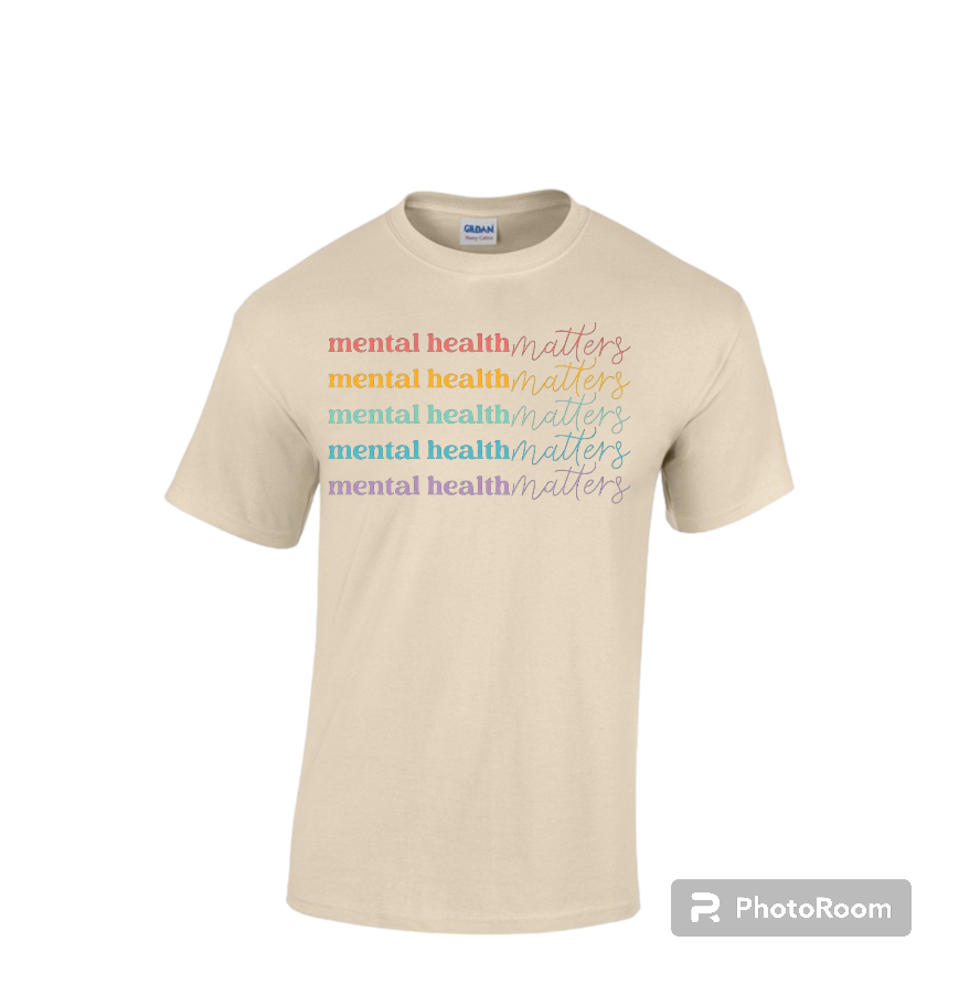 Mental Health Matter Sand T-Shirt