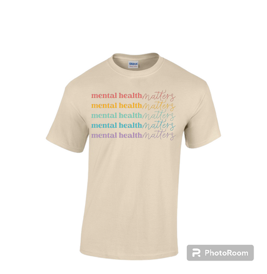 Mental Health Matter Sand T-Shirt