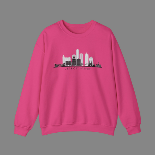 Detroit Skyline Unisex Crewneck Sweatshirt