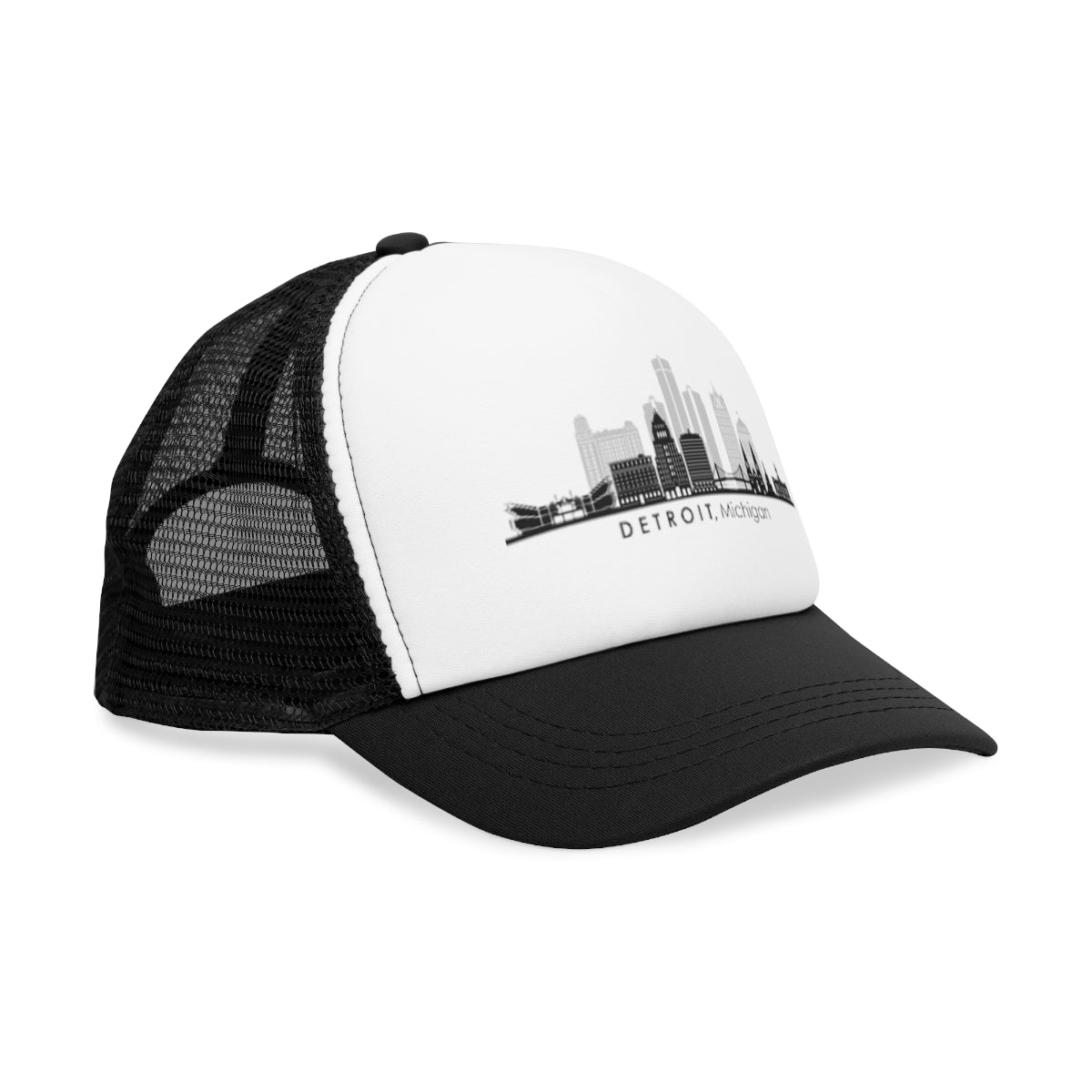 Detroit Skyline Trucker Mesh Cap