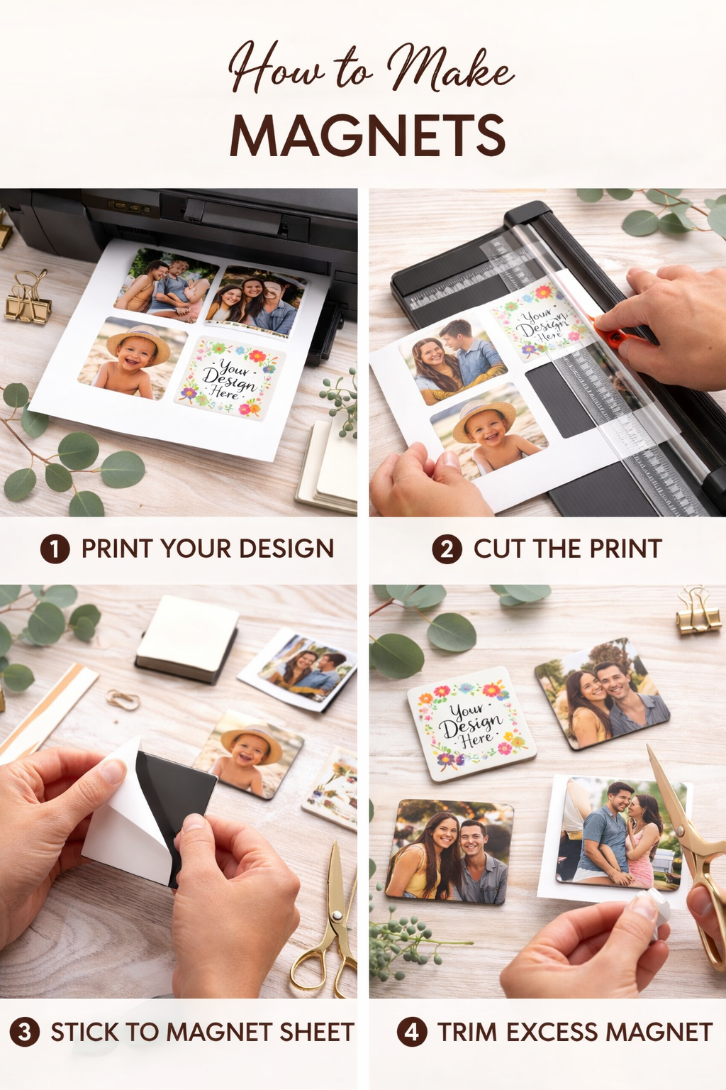 2"x2" Custom Photo Magnets – Turn Photos Into Keepsakes