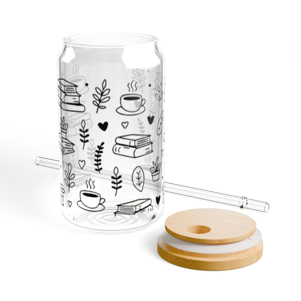 Book Lovers Glass Tumblers 16oz