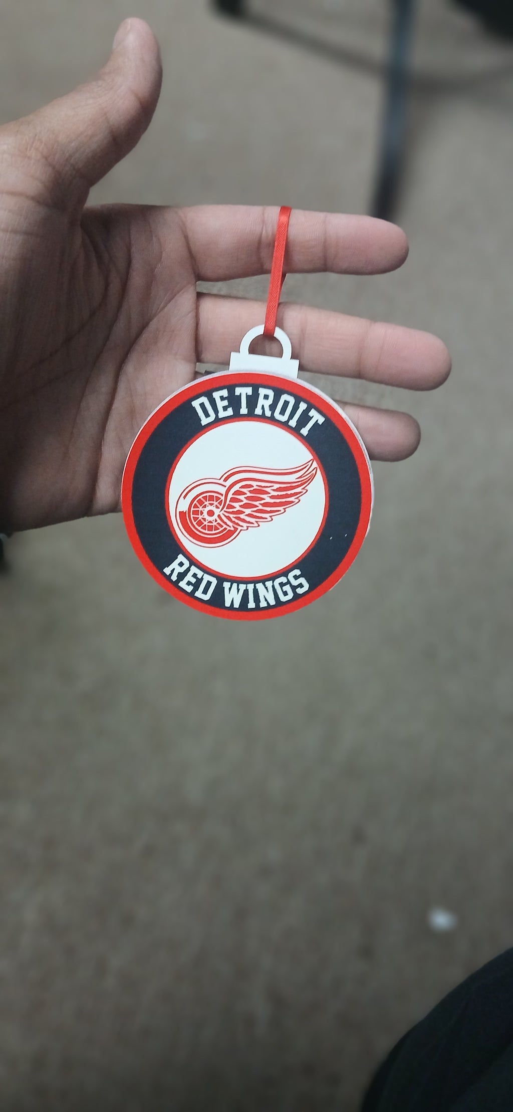 Red Wings Custom Ornaments