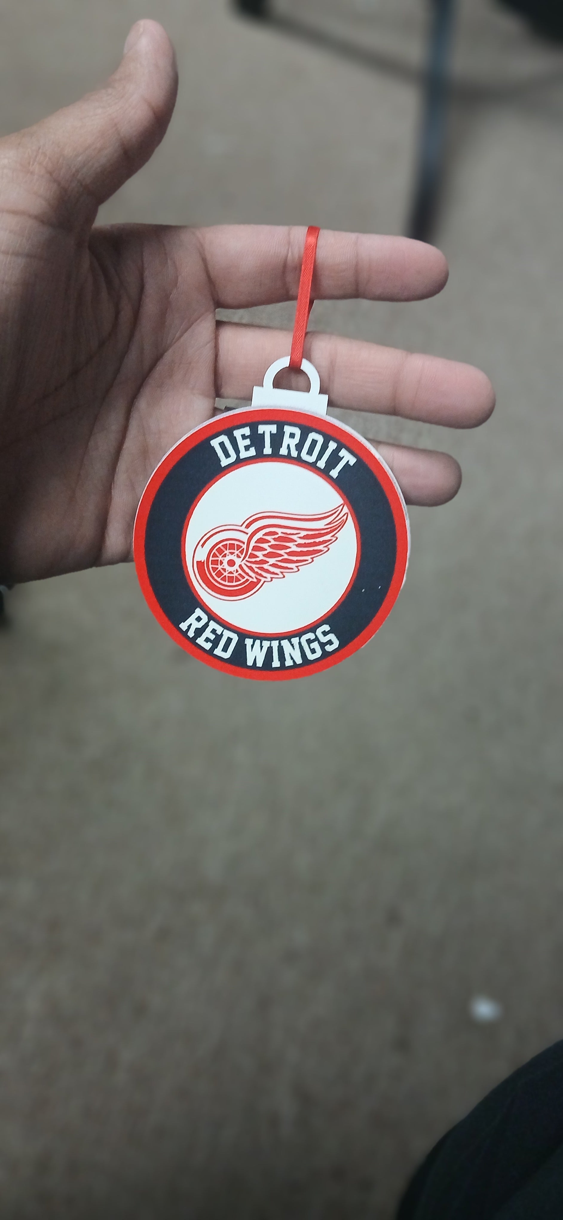 Red Wings Custom Ornaments